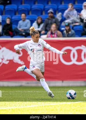 Harrison, Vereinigte Staaten Von Amerika. 17. April 2022. Trinity Rodman (#2 Washington Spirit) während des NWSL Challenge Cup Spiels zwischen dem NJ/NY Gotham FC und Washington Spirit in der RedBull Arena in Harrison, NJ Georgia Soares/SPP Credit: SPP Sport Press Photo. /Alamy Live News Stockfoto