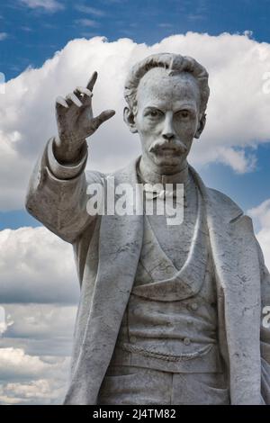 Kuba, Havanna. Statue von Jose Marti, dem Nationalhelden Kubas. Stockfoto