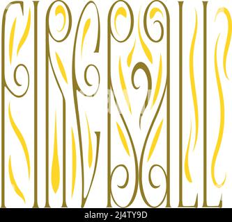 Einzigartiges T-Shirt-Design mit Schriftzug Stock Vektor