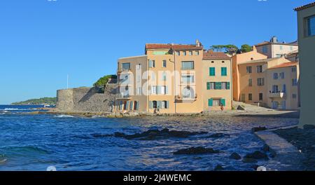 Bezirk La Ponche in St. Tropez Stockfoto