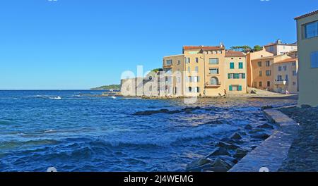 Bezirk La Ponche in St. Tropez Stockfoto