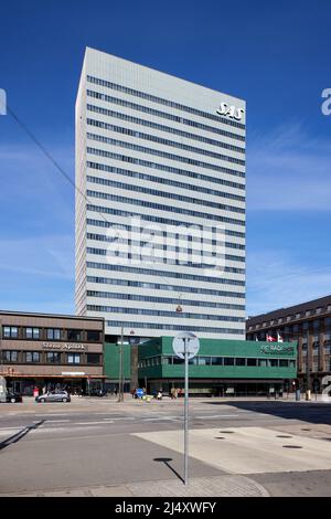 Radisson Collection Hotel, Royal Copenhagen (SAS Hotel), entworfen von Arne Jacobsen (1960); Kopenhagen, Dänemark Stockfoto