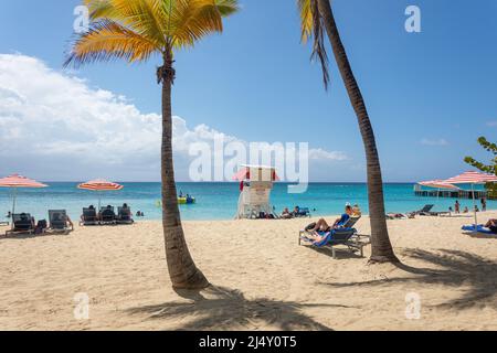 Doctor's Cave Beach, Montego Bay, St James Parish, Jamaica, Greater Antilles, Karibik Stockfoto