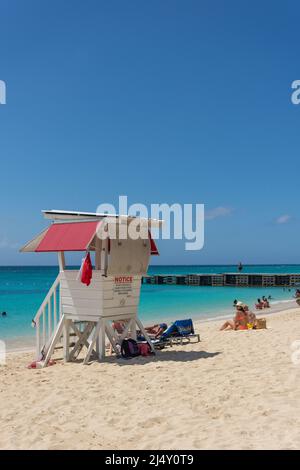 Doctor's Cave Beach, Montego Bay, St James Parish, Jamaica, Greater Antilles, Karibik Stockfoto