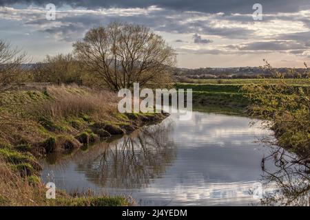 Am Ufer der Adur Stockfoto