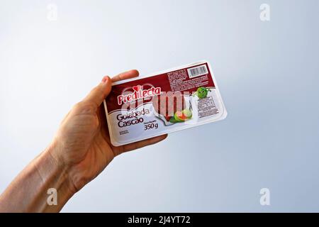 RIO DE JANEIRO, BRASILIEN – 18. MÄRZ 2021: Traditionelles Guava Smudge (brasilianische Marke) Stockfoto