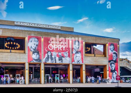 Das Grand Ole Opry House, die Heimat von Country-Musik in Nashville, Tennessee. Stockfoto