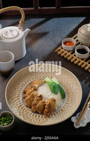 Hainan Reis Asiatische Küche Stockfoto