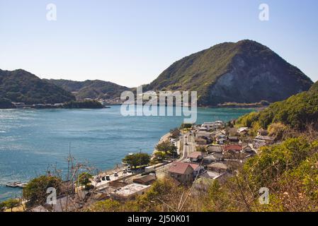 Misumi West Port, Präfektur Kumamoto, Japan Stockfoto