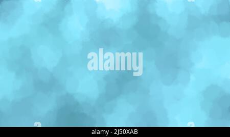 Abstrakte Farbverlauf blaue Flecken, Aquarell-Farbstruktur Farbflecken Stockfoto