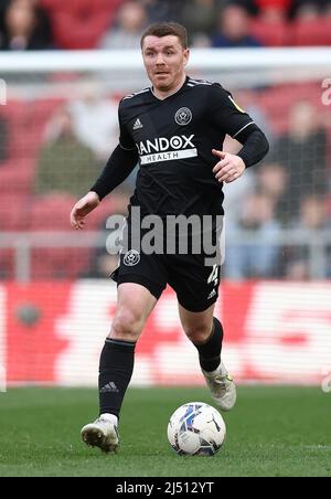 Bristol, England, 18.. April 2022. John Fleck von Sheffield Utd beim Sky Bet Championship-Spiel am Ashton Gate, Bristol. Bildnachweis sollte lauten: Darren Staples / Sportimage Stockfoto