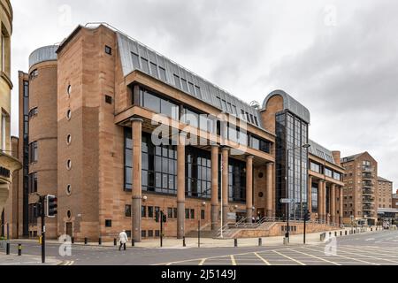 Newcastle Law Courts am Kai in Newcastle upon Tyne, England Stockfoto