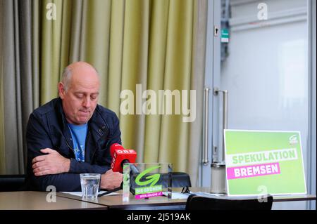 Wien, Österreich. 17.. November 2014. Christoph Chorherr ist ein ehemaliger österreichischer Politiker der Grünen. 2019 trat er aus der Partei zurück, nachdem das Bundesamt für Korruptionsprävention und -Bekämpfung wegen einer anonymen Beschwerde eine Untersuchung gegen ihn eingeleitet hatte Stockfoto