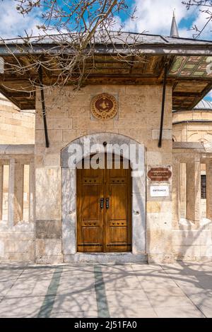 Hamusan Tor des Mevlana Museums in Konya Türkei Stockfoto