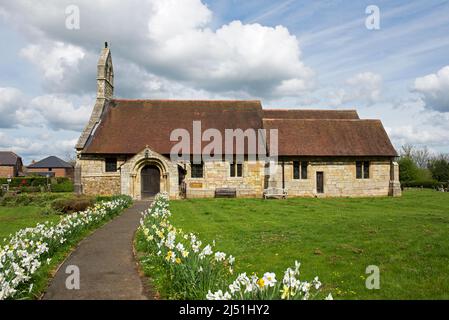 St Helen's Church, Bilton in Ainsty, North Yorkshire, England, Großbritannien Stockfoto