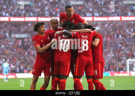 ALEXANDER-ARNOLD, FABINHO, ALCANTARA, MANE, MANCHESTER CITY V LIVERPOOL, 2022 Stockfoto