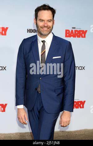 Westwood, USA. 18. April 2022. Bill Hader bei der Barry Season 3 auf HBO Premiere Screening bei Rolling Greens am 18. April 2022 in Westwood, CA (Foto von Katrina Jordan/Sipa USA) Quelle: SIPA USA/Alamy Live News Stockfoto