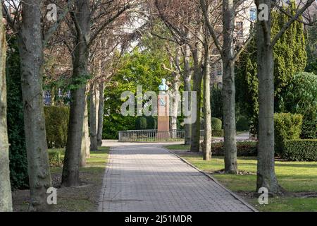 Garnisonsfriedhof in Kopenhagen, Dänemark Stockfoto