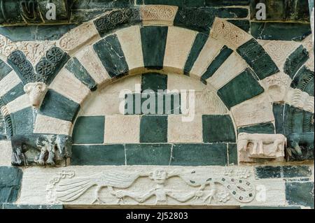 San Michele di Murato gilt als ein Paradebeispiel der pisanischen romanischen Architektur, Korsika Stockfoto