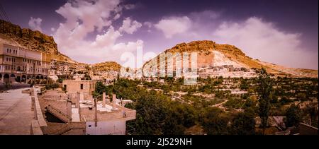 Maaloula vor den Toren von Damaskus, Syrien Stockfoto