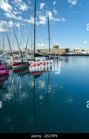 Jachthafen Von Lanzarote Stockfoto