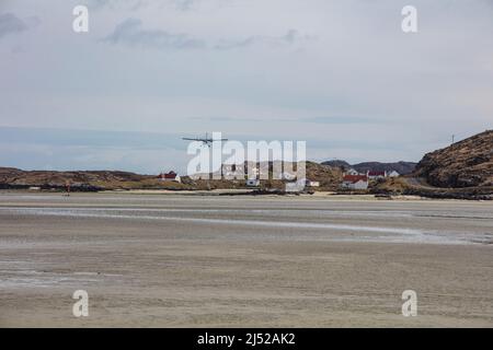 Strandkämmen auf Barra. Stockfoto