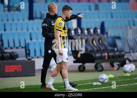 Arnhem, Niederlande. Vitesse, 19. April 2022, ARNHEM - Sondre Tronstad von Vitesse während des niederländischen Eredivisie-Spiels zwischen Vitesse und Sparta Rotterdam beim Gelredome am 19. April 2022 in Arnhem, Niederlande. Vitesse - Sparta wurde am 4. März in der Verletzungszeit nach Fehlverhalten durch die Heimleute suspendiert. ANP JEROEN PUTMANS Stockfoto