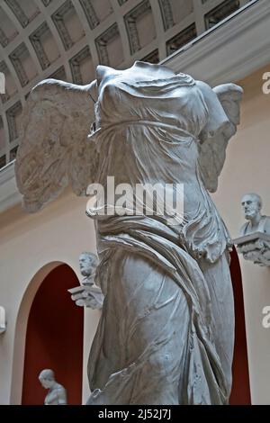 RIO DE JANEIRO, BRASILIEN - 22. JULI 2017: Skulptur im Rio Museum of Fine Arts. Unbekannter Autor: Geflügelter Sieg, Said of Samothrace (circa 190 v. Chr.). Stockfoto