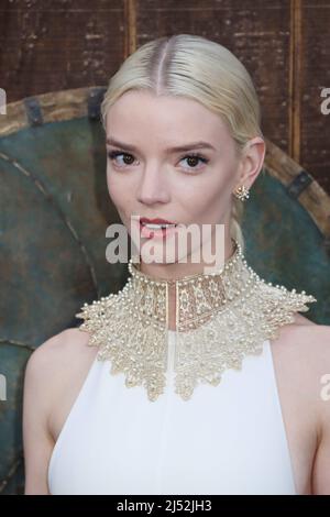 Anya Taylor-Joy 04/18/2022 die Los Angeles Premiere von „The Northman“ fand im TCL Chinese Theatre in Hollywood, CA statt. Foto von I. Hasegawa / HNW/ PictureLux Stockfoto