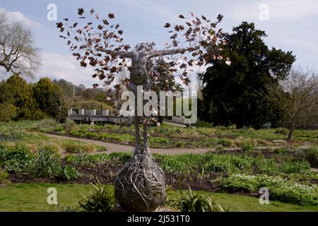 Fairy Sculpture - Trentham Gardens, Staffordshire, UK - Künstler Robin Wright Stockfoto