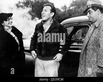 Natasha Lytess, Jose Ferrer, Kurt Kasznar, am Set des Films, „Anything can Happen“, Paramount Picturs, 1952 Stockfoto