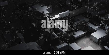 Abstract Data Technology Minimal Light Grey Colors Display Background 3D Render Stockfoto