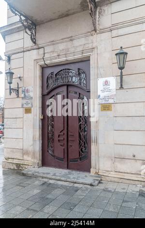 Kutaisi, Georgia - 17. März 2022: Kutaisi State Historical Museum. Stockfoto