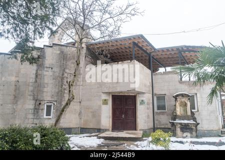 Kutaisi, Georgien - 18. März 2022: Theologische Akademie von Gelati. Stockfoto