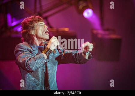 Benidorm, Spanien. 25.. September 2003. Die englische Band Rolling Stones während ihres Konzerts in Benidorm. Quelle: ABEL F. ROS/Alamy Stockfoto