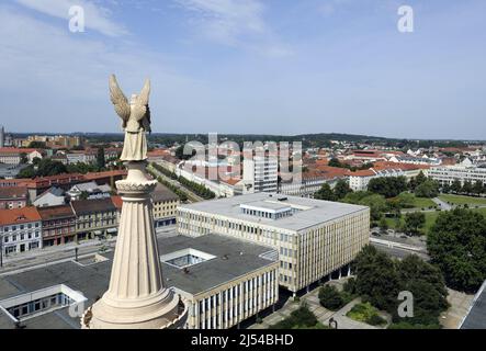 Blick von der Kirche St. Nikolai auf die Altstadt von Potsdam, Deutschland, Brandenburg, Potsdam Stockfoto