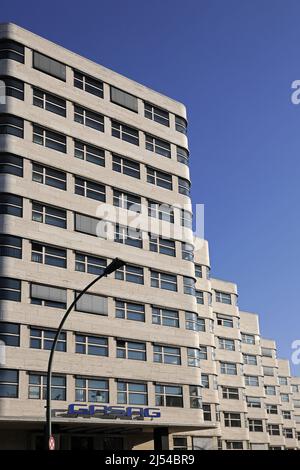 Shell House, Detail der Fassade, Deutschland, Berlin Stockfoto
