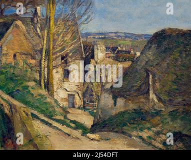 Das Haus des Erhängten, das Haus des Erhängten, Auvers-sur-Oise, La Maison du Pendu, Paul Cezanne, 1873, Musee D'Orsay, Paris, Frankreich, Europa Stockfoto