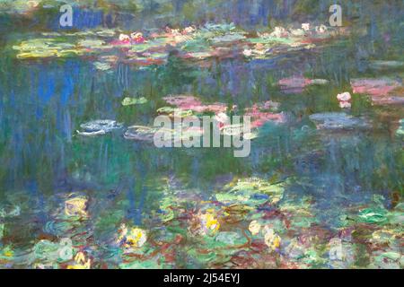 Nympheas, Seerosen von Claude Monet, 1918 – 1926, Musee de l ...