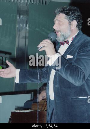 Der rumänische Musiker Sergiu Cioiu in Los Angeles, CA, USA, ca. 1992 Stockfoto