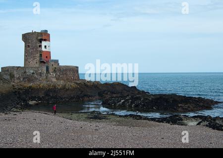 Archirondel Tower, Jersey, Kanalinseln Stockfoto