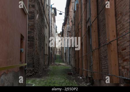 Kaldarola, Macerata, Italien 02/02/2019: Rote Zone. ©Andrea Sabbadini Stockfoto