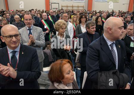 Caldarola, Macerata, Italien 02/02/2019: Einweihung des neuen Schulinstituts 'De Magistris' dank der Unterstützung der COOP-Mitglieder. ©Andrea Sabbadini Stockfoto