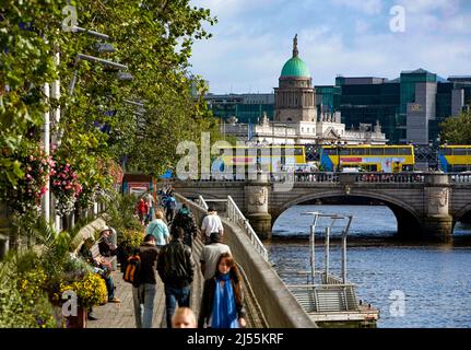 The Quays, Dublin, Irland Stockfoto