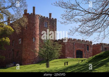 Powis Castle und Garten Stockfoto