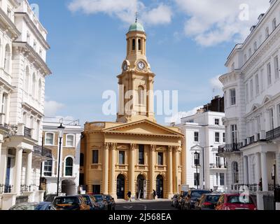 London, Großraum London, England, April 09 2022: St. Peters Church in Notting Hill Stockfoto