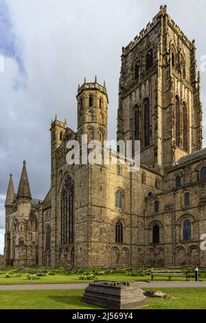 Die prächtige Kathedrale von Durham, County Durham, England, Großbritannien Stockfoto