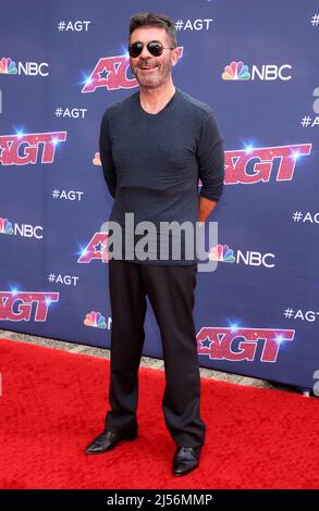 19. April 2022 – Pasadena, Kalifornien – Simon Cowell. â œAmericaâ hat Talentâ Saison 17 Kick-Off Red Carpet im Pasadena Civic Auditorium ausgetragen. Stockfoto
