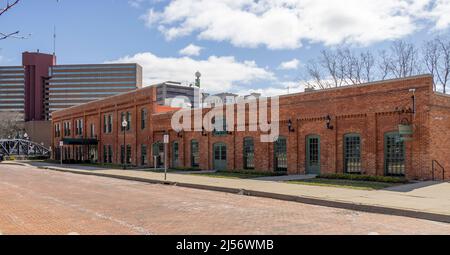 Durant-dort Factory One, Geburtsort von General Motors, Flint, Michigan, USA Stockfoto