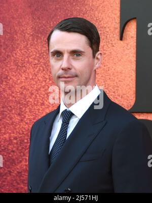 Los Angeles, California, USA 20.. April 2022 Schauspieler Matthew Goode nimmt an Paramount+ Premiere von "The Offer" in den Paramount Studios am 20. April 2022 in Los Angeles, Kalifornien, USA Teil. Foto von Barry King/Alamy Live News Stockfoto